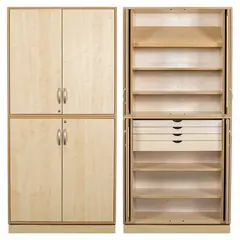 Sjöbergs skap til tresløyd B100 x D49 x H210 cm