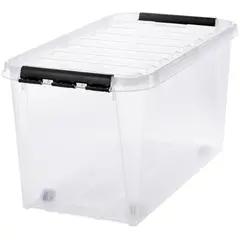 Plastkasse med hjul B72 x D40 x H39 cm