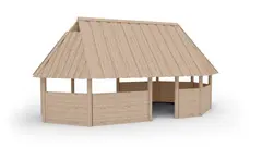 Bålhus Åsgård 2 L800 x B420 x H430cm