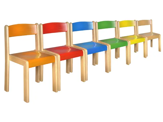 Marius stablebar stol blå H30 cm 