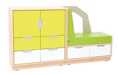 Quadro møbelsett bil B159 x D42 x H87 cm