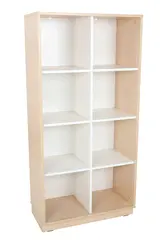 Quadro XL reol med skillevegg B80 x D42 x H162 cm