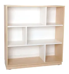 Quadro L asymmetrisk reol B117 x D42 x H125  cm