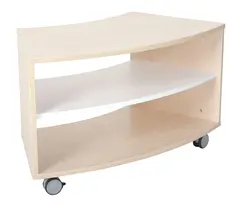 Quadro S buet reol med hjul B85 x D42 x H50 cm