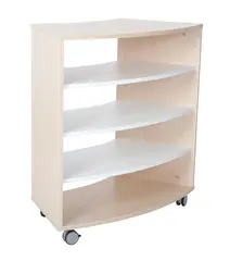 Quadro M buet reol med hjul B42 x D85 x H87 cm