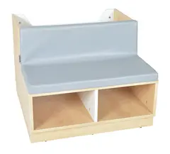 Quadro bokkasse med sitteseksjon B80 x D80 x H60 cm