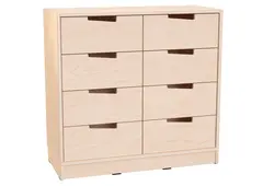 Hedda M reol med 8 kasser B90 x D39 x H87 cm
