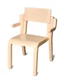 Maia stol med amlener for oppheng hvit H21 cm