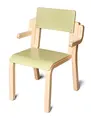 Maia stol med amlener lys gr for oppheng H21 cm