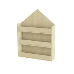 Folke bokhylle hus B90 x D20 x H117 cm