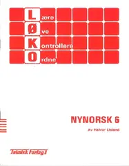 Nynorsk 6 (Fremmedord, lyder, komma, anf ørselstegn