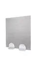 Lydabsorberende skillevegg grå 1000 x 1200 x 80 mm