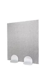 Lydabsorberende skillevegg grå 1000 x 1200 x 80 mm
